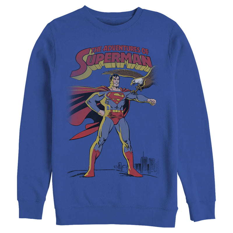 Men's Superman Patriotic Adventures Sweatshirt