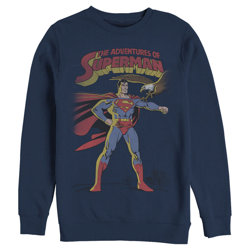 Men's Superman Patriotic Adventures Sweatshirt