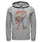 Men's Superman Patriotic Adventures Pull Over Hoodie