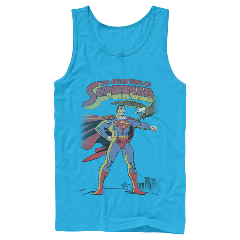 Men's Superman Patriotic Adventures Tank Top