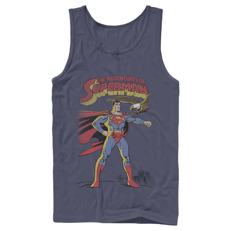 Men's Superman Patriotic Adventures Tank Top