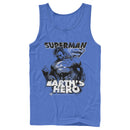 Men's Superman Grunge Earth's Hero Tank Top