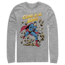 Men's Superman Come At Me Bro Long Sleeve Shirt