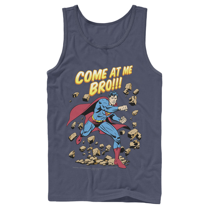 Men's Superman Come At Me Bro Tank Top