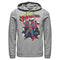 Men's Superman Only One Hero Rip Pull Over Hoodie