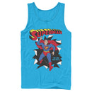 Men's Superman Only One Hero Rip Tank Top