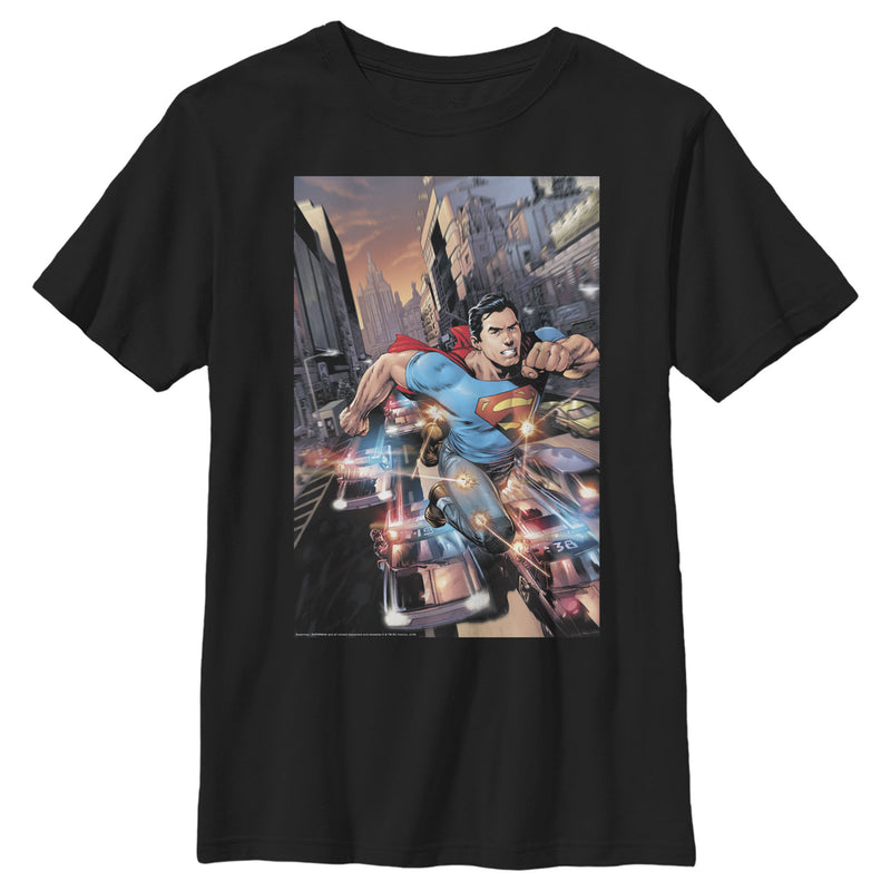 Boy's Superman Hidden Hero Glimmer T-Shirt