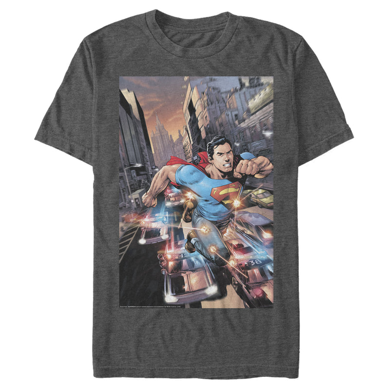 Men's Superman Hidden Hero Glimmer T-Shirt