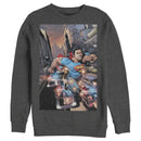 Men's Superman Hidden Hero Glimmer Sweatshirt