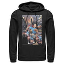 Men's Superman Hidden Hero Glimmer Pull Over Hoodie