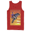 Men's Superman Wonder Woman Kiss Tank Top