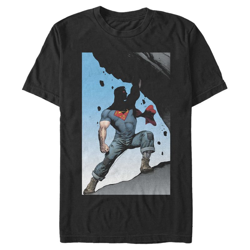 Men's Superman Strongest Hero Pose T-Shirt