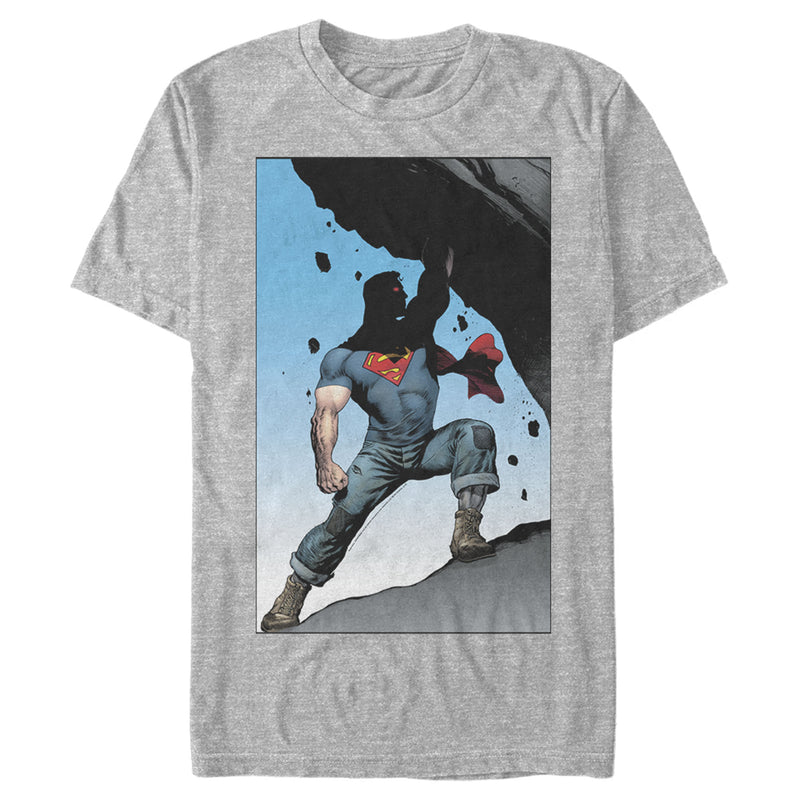 Men's Superman Strongest Hero Pose T-Shirt