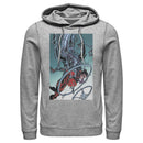 Men's Superman Robotic Fall Pull Over Hoodie