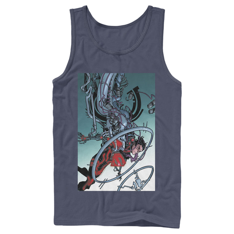 Men's Superman Robotic Fall Tank Top