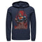 Men's Superman Hero Streaks Pull Over Hoodie