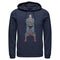 Men's Superman Bold Hero Pose Pull Over Hoodie