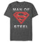 Men's Superman Man of Steel Beveled Logo T-Shirt