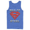 Men's Superman Man of Steel Beveled Logo Tank Top