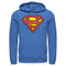 Men's Superman Logo Classic Pull Over Hoodie