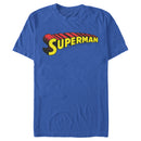 Men's Superman Classic Text Logo T-Shirt