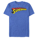 Men's Superman Classic Text Logo T-Shirt