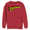 Men's Superman Classic Text Logo Sweatshirt