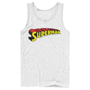 Men's Superman Classic Text Logo Tank Top