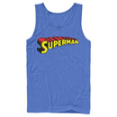 Men's Superman Classic Text Logo Tank Top