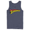 Men's Superman Classic Text Logo Tank Top