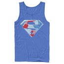 Men's Superman Logo Geometric Tank Top