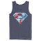 Men's Superman Logo Geometric Tank Top