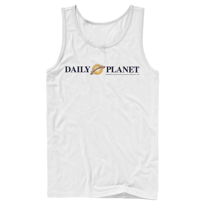 Men's Superman Daily Planet Logo Tank Top