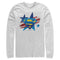 Men's Superman Logo Patriotic Long Sleeve Shirt