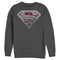 Men's Superman Logo Grunge Sweatshirt