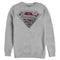 Men's Superman Logo Grunge Sweatshirt