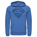 Men's Superman Logo Sleek Pull Over Hoodie