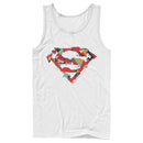 Men's Superman Logo Puzzle Tank Top