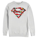 Men's Superman Logo Puzzle Sweatshirt