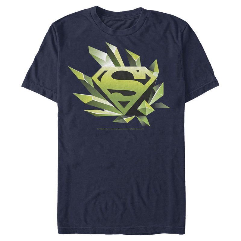 Men's Superman Logo Geometric Shape T-Shirt