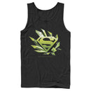 Men's Superman Logo Geometric Shape Tank Top