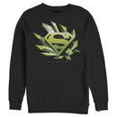 Men's Superman Logo Geometric Shape Sweatshirt