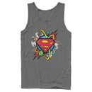 Men's Superman Logo Solar System Tank Top