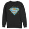 Men's Superman Glowing Shield Logo Sweatshirt