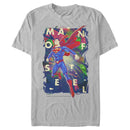 Men's Superman Man of Steel Rainbow T-Shirt