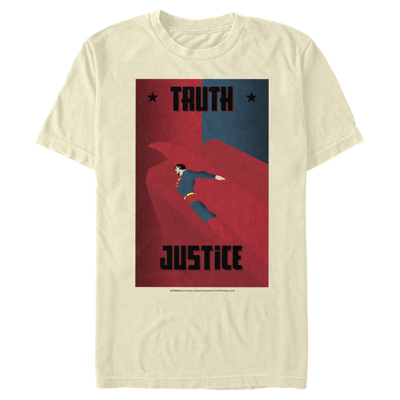 Men's Superman Truth & Justice Eagle T-Shirt