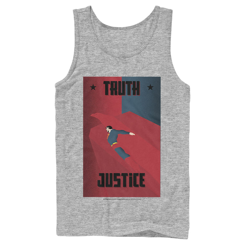 Men's Superman Truth & Justice Eagle Tank Top