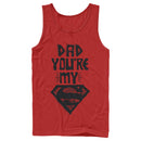 Men's Superman Father's Day Dad My Hero Tank Top