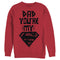 Men's Superman Father's Day Dad My Hero Sweatshirt