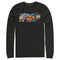 Men's Superman Logo Ripped Paper Long Sleeve Shirt